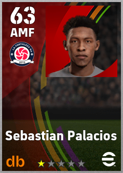 Sebastian Palacios — AMF, OVR 63, MAX 63
