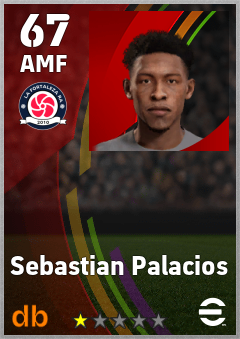 Sebastian Palacios — AMF, OVR 67, MAX 67