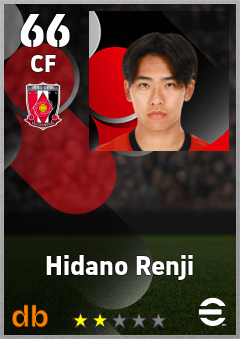 Hidano Renji — CF, OVR 66, MAX 66