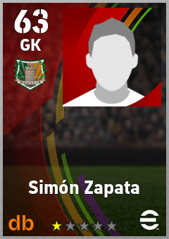 Simón Zapata eFootball player card