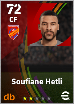 Soufiane Hetli eFootball player card