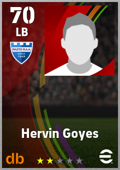 Hervin Goyes — LB, OVR 70, MAX 70