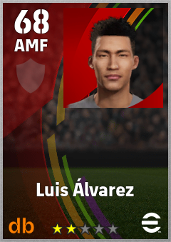 Luis Álvarez — AMF, OVR 68, MAX 68