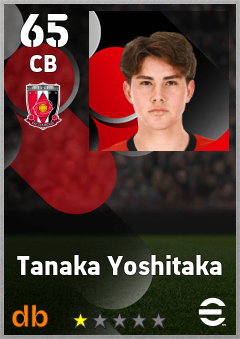 Tanaka Yoshitaka — CB, OVR 65, MAX 65