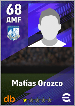 Matías Orozco — AMF, OVR 68, MAX 68