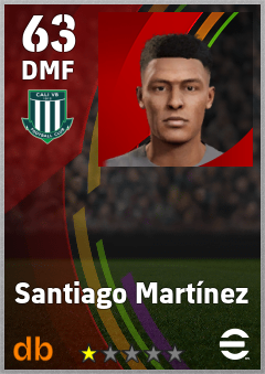 Santiago Martínez — DMF, OVR 63, MAX 63