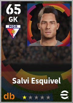 Salvi Esquivel — GK, OVR 65, MAX 65