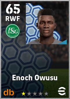 Enoch Owusu — RWF, OVR 65, MAX 65