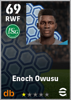 Enoch Owusu — RWF, OVR 69, MAX 69
