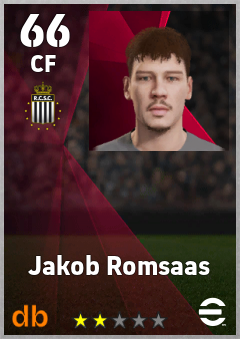 Jakob Romsaas — CF, OVR 66, MAX 66