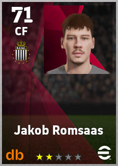 Jakob Romsaas — CF, OVR 71, MAX 71