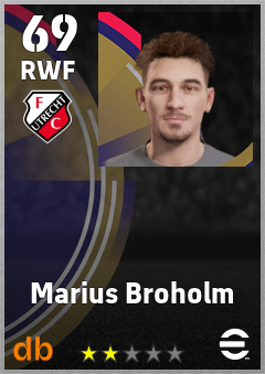 Marius Broholm — RWF, OVR 69, MAX 69