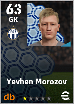 Yevhen Morozov eFootball player card