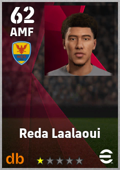Reda Laalaoui — AMF, OVR 62, MAX 62