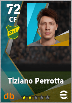 Tiziano Perrotta — CF, OVR 72, MAX 72