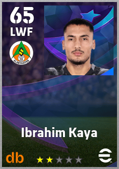 Ibrahim Kaya — LWF, OVR 65, MAX 65