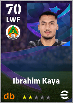 Ibrahim Kaya — LWF, OVR 70, MAX 70