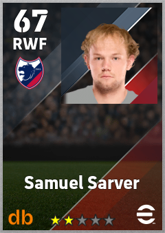 Samuel Sarver eFootball player card