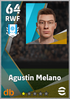 Agustin Melano eFootball player card