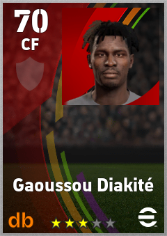 Gaoussou Diakité eFootball player card