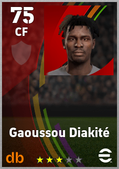Gaoussou Diakité eFootball player card