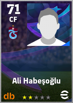 Ali Habeşoğlu — CF, OVR 71, MAX 71