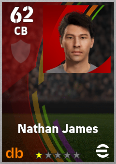 Nathan James eFootball player card