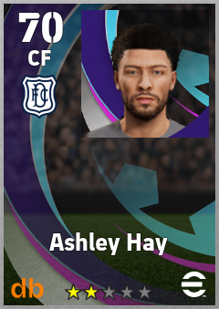 Ashley Hay — CF, OVR 70, MAX 70
