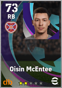 Oisin McEntee eFootball player card