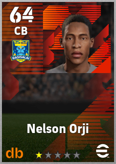 Nelson Orji — CB, OVR 64, MAX 64