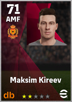 Maksim Kireev — AMF, OVR 71, MAX 71