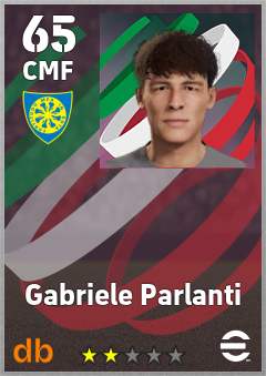 Gabriele Parlanti — CMF, OVR 65, MAX 65