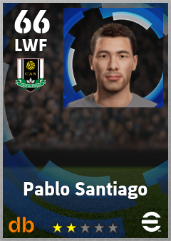 Pablo Santiago — LWF, OVR 66, MAX 66