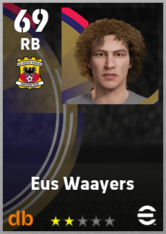 Eus Waayers — RB, OVR 69, MAX 69