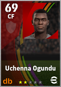 Uchenna Ogundu — CF, OVR 69, MAX 69