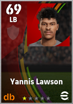 Yannis Lawson — LB, OVR 69, MAX 69