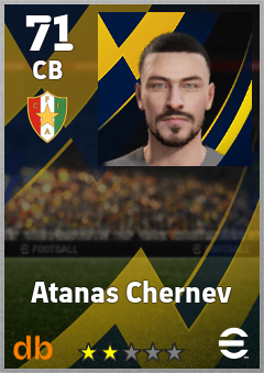 Atanas Chernev — CB, OVR 71, MAX 71