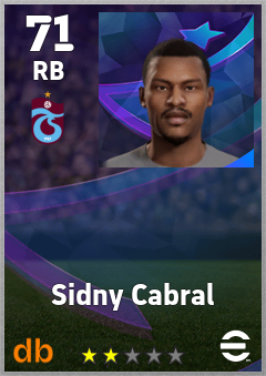 Sidny Cabral eFootball player card
