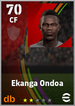Ekanga Ondoa — CF, OVR 70, MAX 70