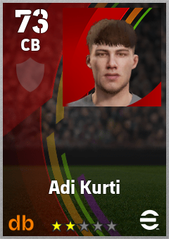 Adi Kurti — CB, OVR 73, MAX 73