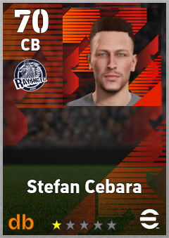 Stefan Cebara — CB, OVR 70, MAX 70