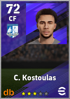 C. Kostoulas eFootball player card