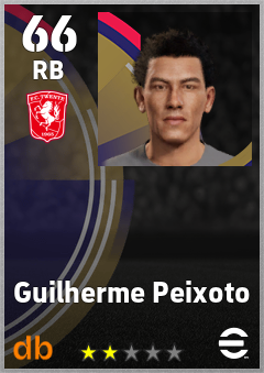 Guilherme Peixoto — RB, OVR 66, MAX 66