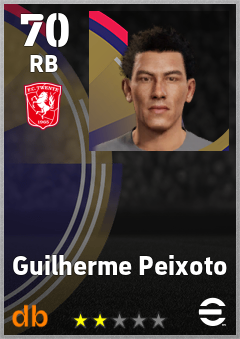 Guilherme Peixoto — RB, OVR 70, MAX 70