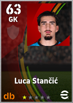 Luca Stančić eFootball player card