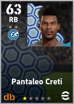 Pantaleo Creti — RB, OVR 63, MAX 63