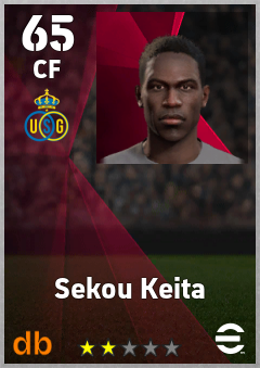 Sekou Keita eFootball player card