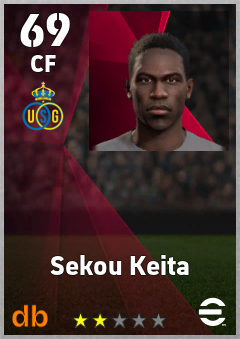 Sekou Keita — CF, OVR 69, MAX 69