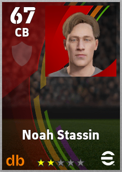 Noah Stassin eFootball player card