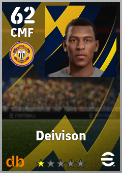 Deivison — CMF, OVR 62, MAX 62